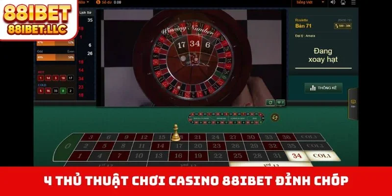 Casino 88ibet 4 4 thủ thuật chơi casino 88IBET đỉnh chóp