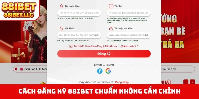 Đăng ký 88ibet 2 Cách đăng ký 88IBET chuẩn không cần chỉnh