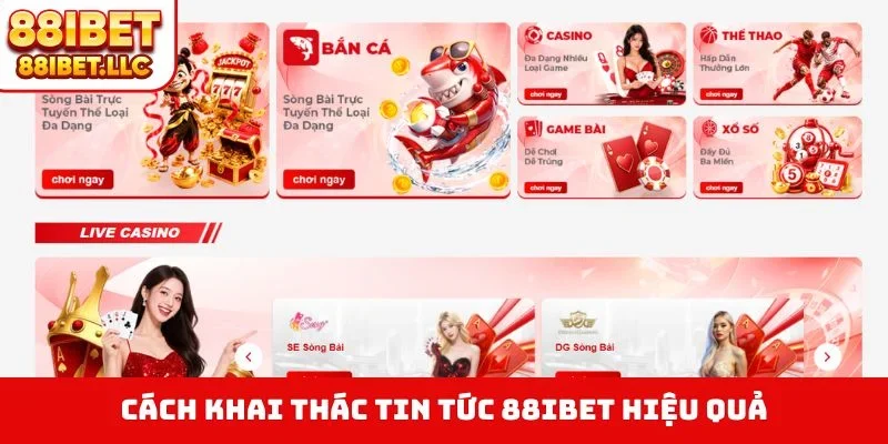 Tin tức 88ibet 2 Cách khai thác tin tức 88IBET hiệu quả