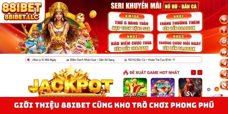 Giới thiệu 88IBET cùng kho trò chơi phong phú